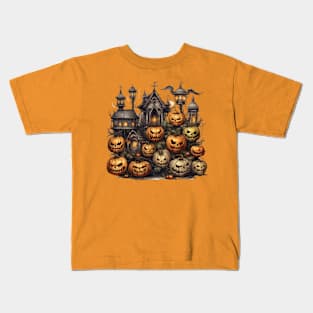 Haunted Halloween Kids T-Shirt